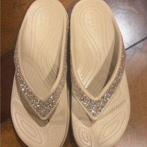 CROCS Women's Sparkling Sandals - Beige